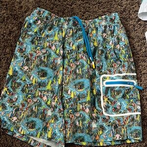 Colorful Patterned Swim Shorts